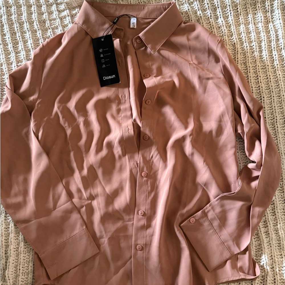 Mauvy-pink blouse